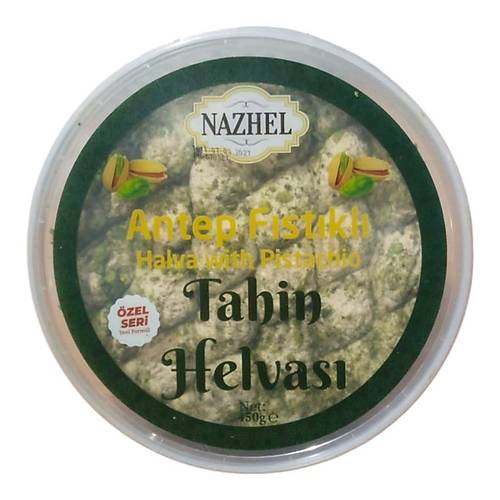 NAZHEL Kar���k Helva Resitali(Sade-Kakaolu-Antep F�st�kl�)450 gr. x 3 Adet
