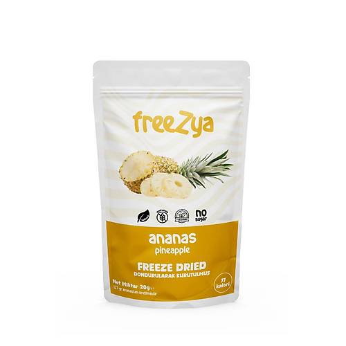 Freezya freeze dried Dondurularak Kurutulmu Ananas - 20 Gr