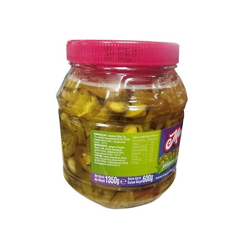 Jalapeno Biber Tur�usu Net 1350 gr./S�zme A��rl�k 600 gr