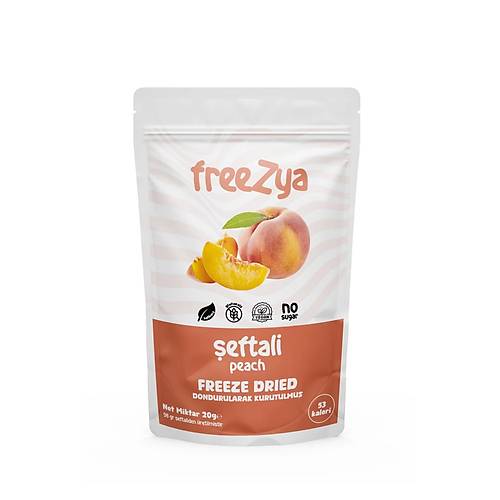 Freezya Freeze Dried Dondurularak Kurutulmu eftali - 20 gr