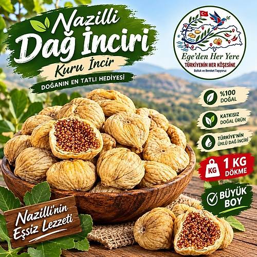 Nazilli D�kme Da� Inciri B�y�k Boy Yeni Sezon Yeni �r�n 1 Kg.