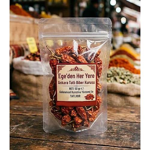 Ankara Tatl� Biber Kurusu 50 gr.(23-30 Adet Aras�)