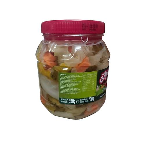 Kar���k Sebze Tur�usu Net 1350 gr./S�zme A��rl�k 700 gr