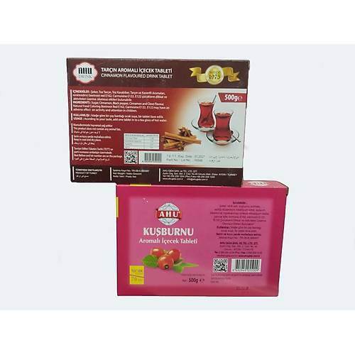 Tar��n ve Ku�burnu Aromal� ��ecek Tableti 70 Adet-500 Gr