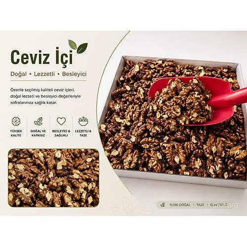 Yerli Ata Tohumu Topak Cinsi Ya�l� �� Ceviz(Ceviz ��i) 500 gr. ve 1 kg.Farkl� Gramajlarda