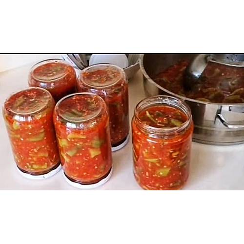 Domates Soslu Ac Biber Konservesi 1 Kg.x 3 Adet