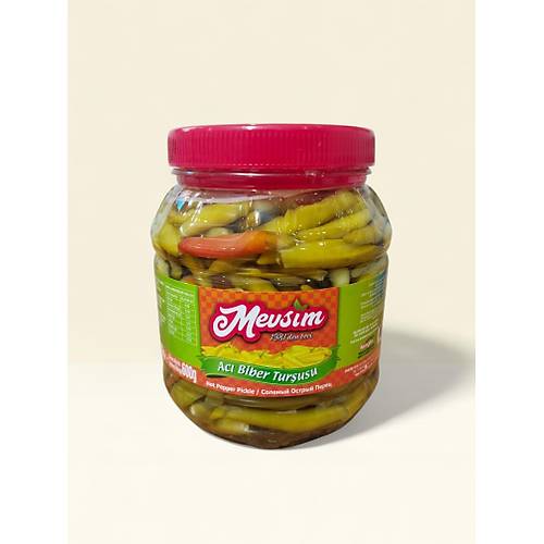 Mevsim Ac� Biber Tur�usu Net 1350 gr./S�zme A��rl�k 600 gr