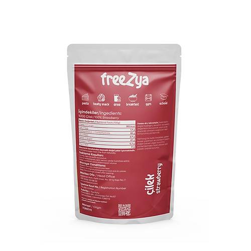 Freezya Freeze Dried Dondurularak Kurutulmu ilek - 15 gr