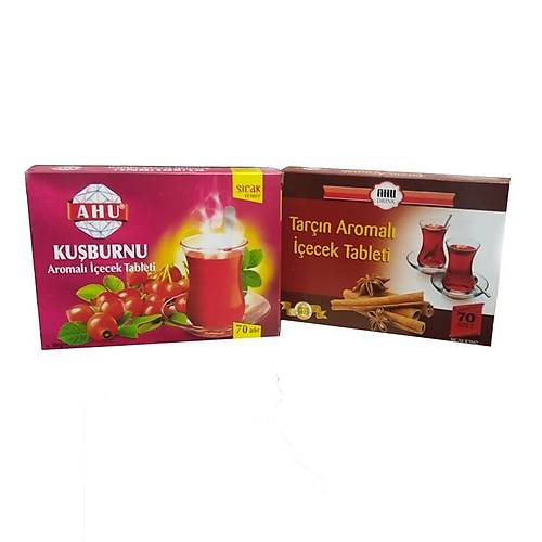 Tar��n ve Ku�burnu Aromal� ��ecek Tableti 70 Adet-500 Gr