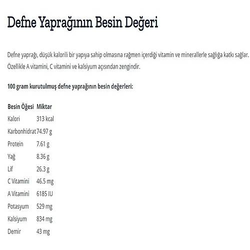 Ege'den Her Yere Defne Yapra 50 gr. (240-250 Adet) Yeni Mahsul, Doal Kurutma