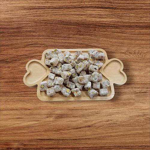 Y�r�k Lokumu �ift Kavrulmu� Duble Antepf�st�kl� H.Cevizi Kapl� Lokum 500 Gr