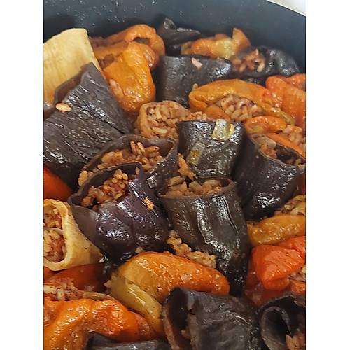 Ful Kar���k Dolmal�k  Nazilli Kurusu Patl�can-Kabak-Biber 1'rer Dizi Yeni Mahsul