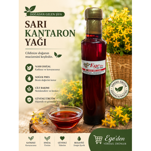 Sar� Kantaron Ya�� 250 Ml Cam �i�e 1 Y�l Bekletilmi�