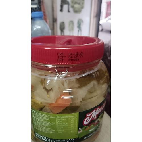 Kar���k Sebze Tur�usu Net 1350 gr./S�zme A��rl�k 700 gr