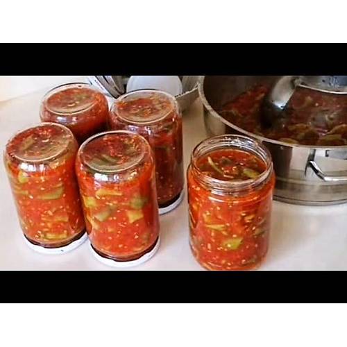 Domates Soslu Ac Biber Konservesi 1 Kg.