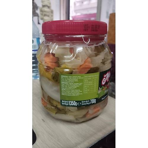 Kar���k Sebze Tur�usu Net 1350 gr./S�zme A��rl�k 700 gr