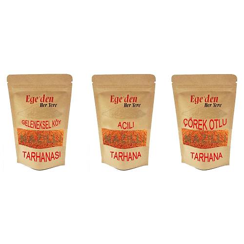 Nazilli Ev Tarhanas� 500 gr, Ac�l� Tarhana 500 Gr ve ��rek Otlu Tarhana 500 gr
