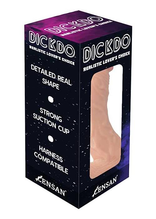 Gerçekçi Eğik Dildo Penis 18cm