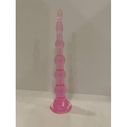 6 Boumlu 17,5 cm vantuzlu silikon anal plug