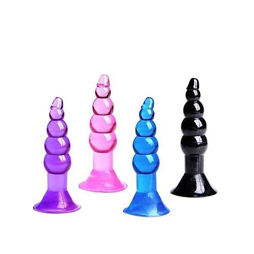 Boumlu Anal Plug Kark Renklerde 11 cm