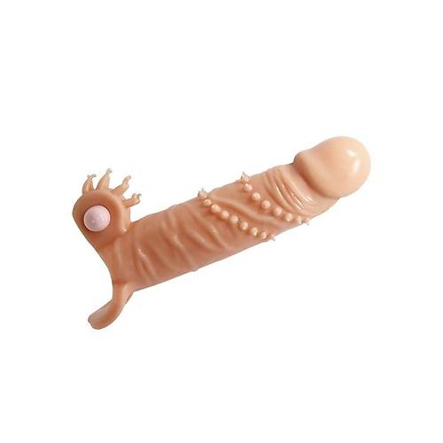 4 cm Dolgu Uzatmal Titreimli Penis Klf