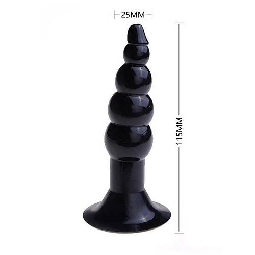 Boumlu Anal Plug Kark Renklerde 11 cm