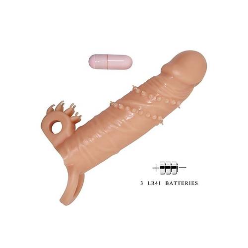 4 cm Dolgu Uzatmal Titreimli Penis Klf