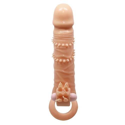 4 cm Dolgu Uzatmal Titreimli Penis Klf