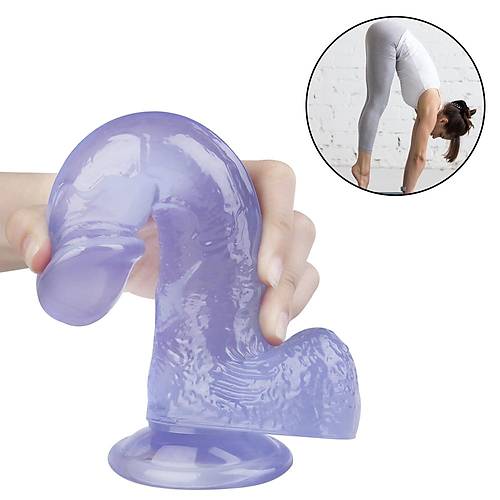 20 CM Gereki Mor Dildo Penis