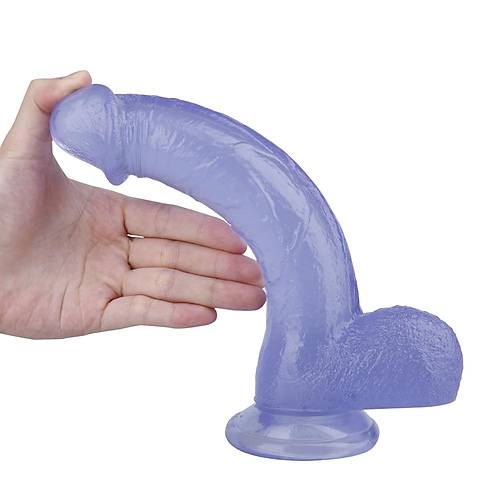 23 CM Mor Renk Dildo Penis