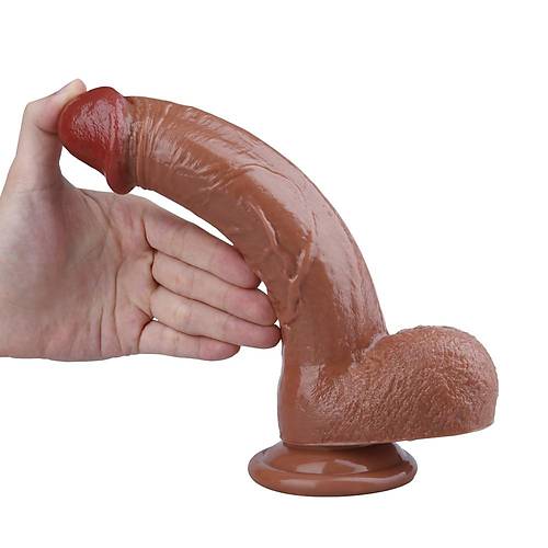 23CM Kahverengi Gereki Dildo Penis