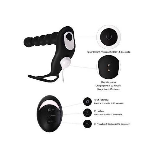 Istmal Penis Halkal Anal Prostat Vibratr