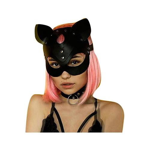 Fantezi Maske ve Boyunluk Set