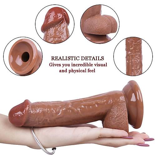 19CM Gereki Dildo Yapay Penis