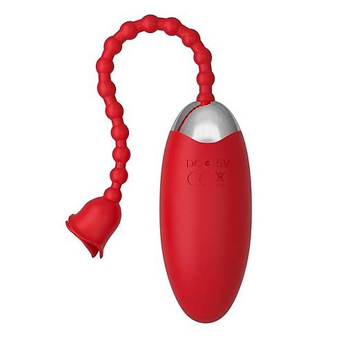 Telefon Kontroll Yumurta Vibratr Krmz