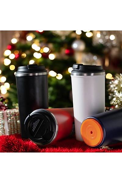 DEVRLMEZ PASLANMAZ ELK TERMOS - LACVERT 500 ML