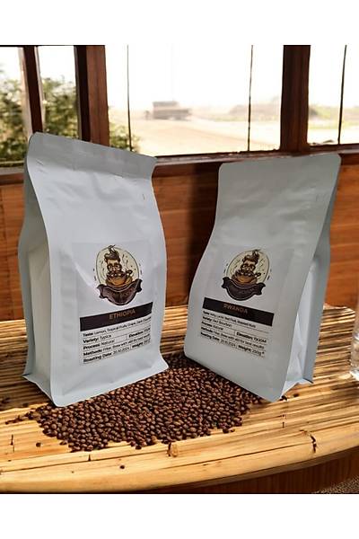 ETYOPYA - RWANDA AFRIKA KAHVE DENEYM   2X250GR