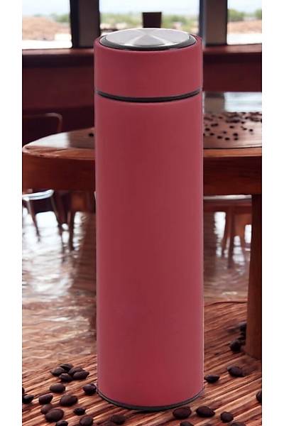 IZOTERMAL METALIK BORDO 450 ML TERMOS