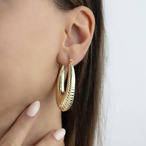 Gold Renk Spiral Trend Kpe