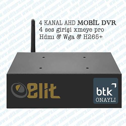 Elitcam 1205 4 Kanal Ahd Mobil Dvr ( xmeye )