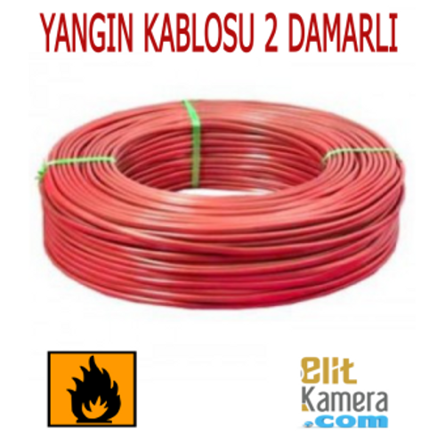 Yangn Alarm Kablosu 2 Damarl ( 100 metre )