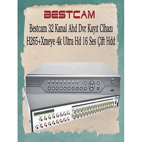 BESTCAM Pro 532 32 Kanal Dvr 5.0 Megapixel H265+ 16 ses xmeye