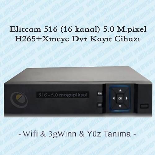 Elitcam Pro-Hd 516  5.0 M.Pixel Ahd Kayt Cihaz Xmeye