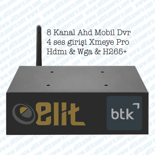 Elitcam 1206 8 Kanal Ahd Mobil Dvr ( xmeye )