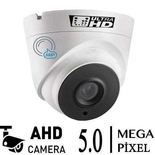 Elitcam 4K Pro-3315  5.0  Megapixel Ahd Dome Kamera