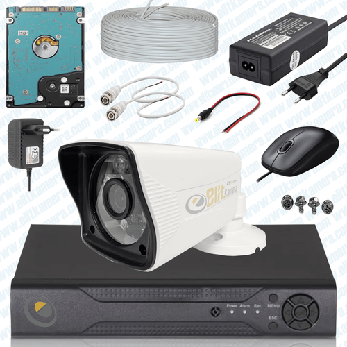 Bestcam Eco 5.0 Megapixel Lensli ( 1 ) Kameral Full Paket Gvenlik Sistemi Hdd Dahil