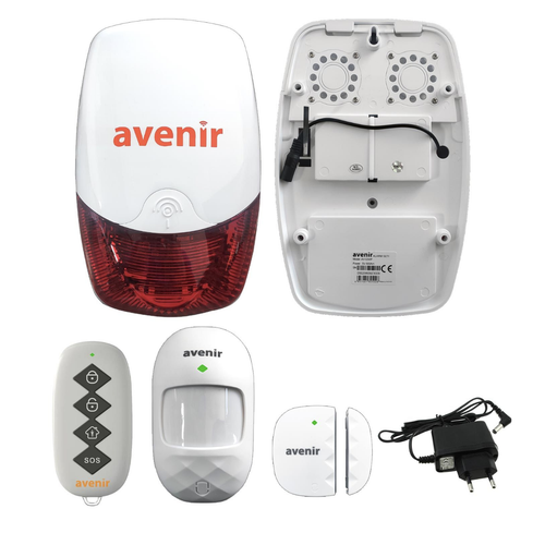 AVENR AV-02WF Akll Siren Alarm Seti Wi-Fi Tuya Destekli