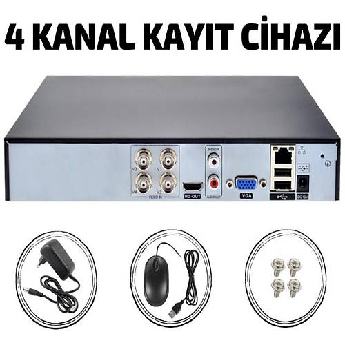 Elitcam Hd-7004 Ahd Kayt Cihaz 4 Kanal ( 1080N Kayt )