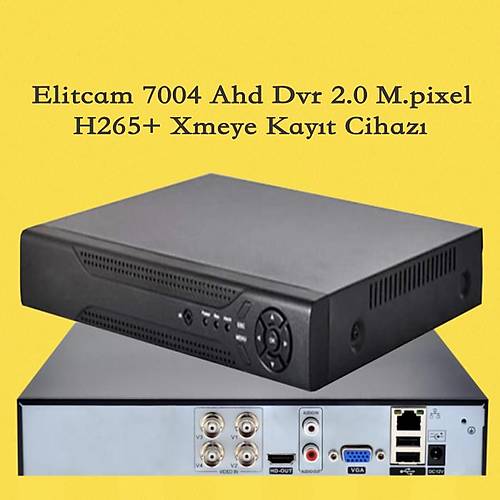 Elitcam Hd-7004 Ahd Kayt Cihaz 4 Kanal ( 1080N Kayt )