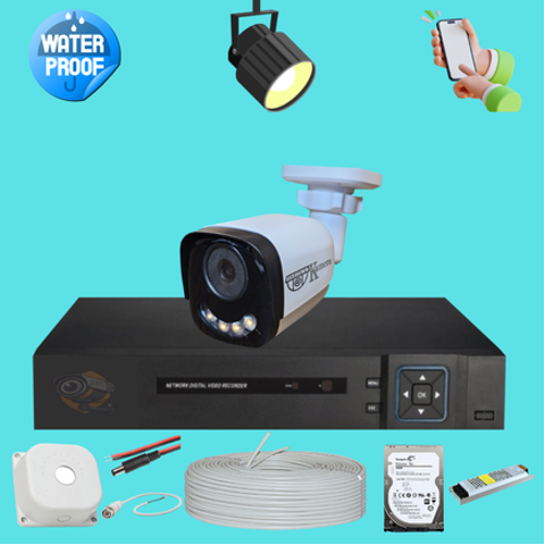 BESTCAM Gece Renkli 5 Mega Piksel Sony Lensli ( 1 ) Kameral Full Paket Gvenlik Sistemi HDD Dahil